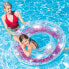 Inflatable Floating Doughnut Intex Transparent Glitter Ø 119 cm (6 Units)