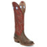 Фото #3 товара Tony Lama Colburn Square Toe Cowboy Mens Brown, Orange Casual Boots SA2000