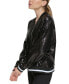 ფოტო #3 პროდუქტის Women's Sequin Zip-Front Bomber Jacket