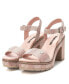 ფოტო #2 პროდუქტის Women's Heeled Platform Sandals By