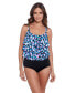 ფოტო #2 პროდუქტის Women's ShapeSolver Triple Tier Fauxkini One-Piece Swimsuit