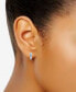 Cubic Zirconia Graduated Small Huggie Hoop Earrings, 0.625", Created for Macy's