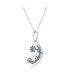 ფოტო #3 პროდუქტის Split Heart Break Apart Puzzle Gift Engrave Word Grandmother Granddaughter Pendant Necklace For Grandma Sterling Silver