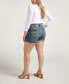 ფოტო #7 პროდუქტის Plus Size Suki Mid Rise Curvy Fit Shorts