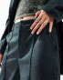 Reclaimed Vintage unisex washed cord straight leg trousers in charcoal co-ord