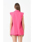ფოტო #2 პროდუქტის Women's Oversize Vest Blazer