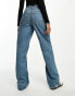 ASOS DESIGN Tall mid rise baggy boyfriend jeans in mid blue Голубой, EU 44 L38 - фото #5