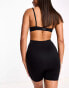 ASOS DESIGN Contouring medium control low back short in black