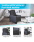 Renza Transitional Pushback Recliner With Pillow Style Back And Accent Nail Trim - Manual Recliner