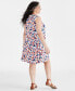 Фото #2 товара Платье Style & Co Plus Size Printed Sleeveless для женщин
