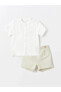 Фото #1 товара Костюм для малышей LC WAIKIKI Базовые мужские детские рубашка и шорты 2 в 1