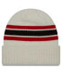 Фото #2 товара Men's Cream Distressed Nebraska Huskers Vintage-Like Cuffed Knit Hat