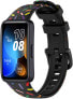 Фото #1 товара Silikonový řemínek s barevným motivem pro Huawei Watch Band 8 - Black