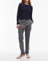 Фото #1 товара Mango slim fit ankle length trousers in grey