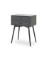 Фото #2 товара Mid-Century Modern Side Table with Drawers for Sophisticated Living