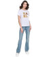 Фото #5 товара Women's Embellished Graphic T-Shirt