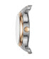 ფოტო #2 პროდუქტის Women's Modern Sophisticate Multifunction Two Tone Stainless Steel Watch 36mm