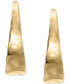 ფოტო #6 პროდუქტის Hammered Metal Medium Hoop Earrings 1-.5", Created for Macy's