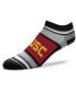 ფოტო #1 პროდუქტის Women's USC Trojans Marquis Addition No Show Ankle Socks