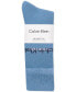 Men's Crew Length Cushioned Dress Socks, Assorted Patterns, Pack of 4