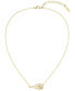 Фото #1 товара Lacoste gold Tone Tennis Racket Necklace