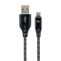 Фото #1 товара Кабель Micro USB 2.0 B — USB C GEMBIRD CC-USB2B-AMCM-2M-BW Чёрный 2 m
