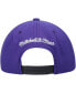 Фото #3 товара Men's Purple Los Angeles Lakers Hardwood Classics Bandana Undervisor Snapback Hat