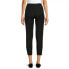 Фото #2 товара Time and Tru Women's Slim Dress Pants 8 Black Pull-On Pockets Stretch Solid