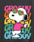 ფოტო #3 პროდუქტის Trendy Plus Size Hybrid Apparel Trendy Peanuts Graphic T-shirt