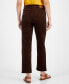 Фото #2 товара Women's Straight-Leg Cropped Corduroy Pants