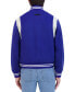 ფოტო #2 პროდუქტის Men's Varsity Jacket with Faux Leather Trim