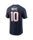 Фото #3 товара Big Boys and Girls Drake Maye Navy New England Patriots 2024 NFL Draft First Round Pick Fuse Name Number T-Shirt