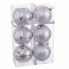 Ёлочные шарики Серебряный Пластик Oленем 8 x 8 x 8 cm (6 штук)