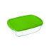 Фото #2 товара Прямоугольная коробочка для завтрака с крышкой Pyrex Cook & Store Зеленый 1,1 L 23 x 15 x 7 cm Силикон Cтекло (6 штук)