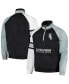 Фото #1 товара Men's Black, White Chicago White Sox Elite Raglan Half-Zip Jacket