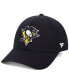 Фото #1 товара Authentic NHL Headwear Pittsburgh Penguins Basic Flex Stretch Fitted Cap