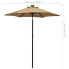 Фото #17 товара Садовый зонт vidaXL Солнечный зонт с LED-освещением