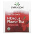 Фото #3 товара Swanson, Чай из цветов гибискуса, без кофеина, 20 чайных пакетиков, 40 г (1,4 унции)