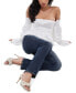 ფოტო #5 პროდუქტის Women's Shape Up Straight-Leg Ankle Jeans