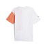 Puma Amg Statement Crew Neck Short Sleeve T-Shirt Mens White Casual Tops 6211910