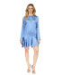 Фото #1 товара Women's Chain-Neck Bell-Sleeve Dress