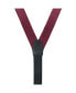 Фото #2 товара Men's Sutton Solid Color Silk Formal End Suspenders