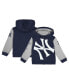 ფოტო #1 პროდუქტის Infant Fanatics Branded Navy New York Yankees Post Card Full-Zip Hoodie Jacket