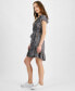 ფოტო #3 პროდუქტის Women's Crochet-Trim Flutter-Sleeve Mini Dress