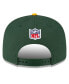 ფოტო #2 პროდუქტის Men's Cream, Green Green Bay Packers 2023 Sideline Historic 9FIFTY Snapback Hat
