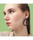 ფოტო #3 პროდუქტის Women's Lined Drop Earrings