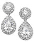 ფოტო #1 პროდუქტის Cubic Zirconia Pear Drop Earrings, Created for Macy's