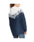 ფოტო #2 პროდუქტის Women's White, Navy Dallas Cowboys Staci Half-Zip Hoodie Windbreaker Jacket