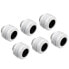 Фото #1 товара Alphacool Eiszapfen PRO Anschluss 13mm Hardtube Fitting G1/4, 6-Pack - weiß