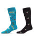 Men's Crew Season Assortment Socks, Pair of 2 Черный, 10-13 - фото #1